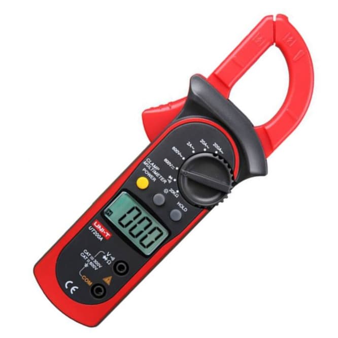 DIGITAL CLAMP MULTIMETER 2-200A-AC 660VAC/DC